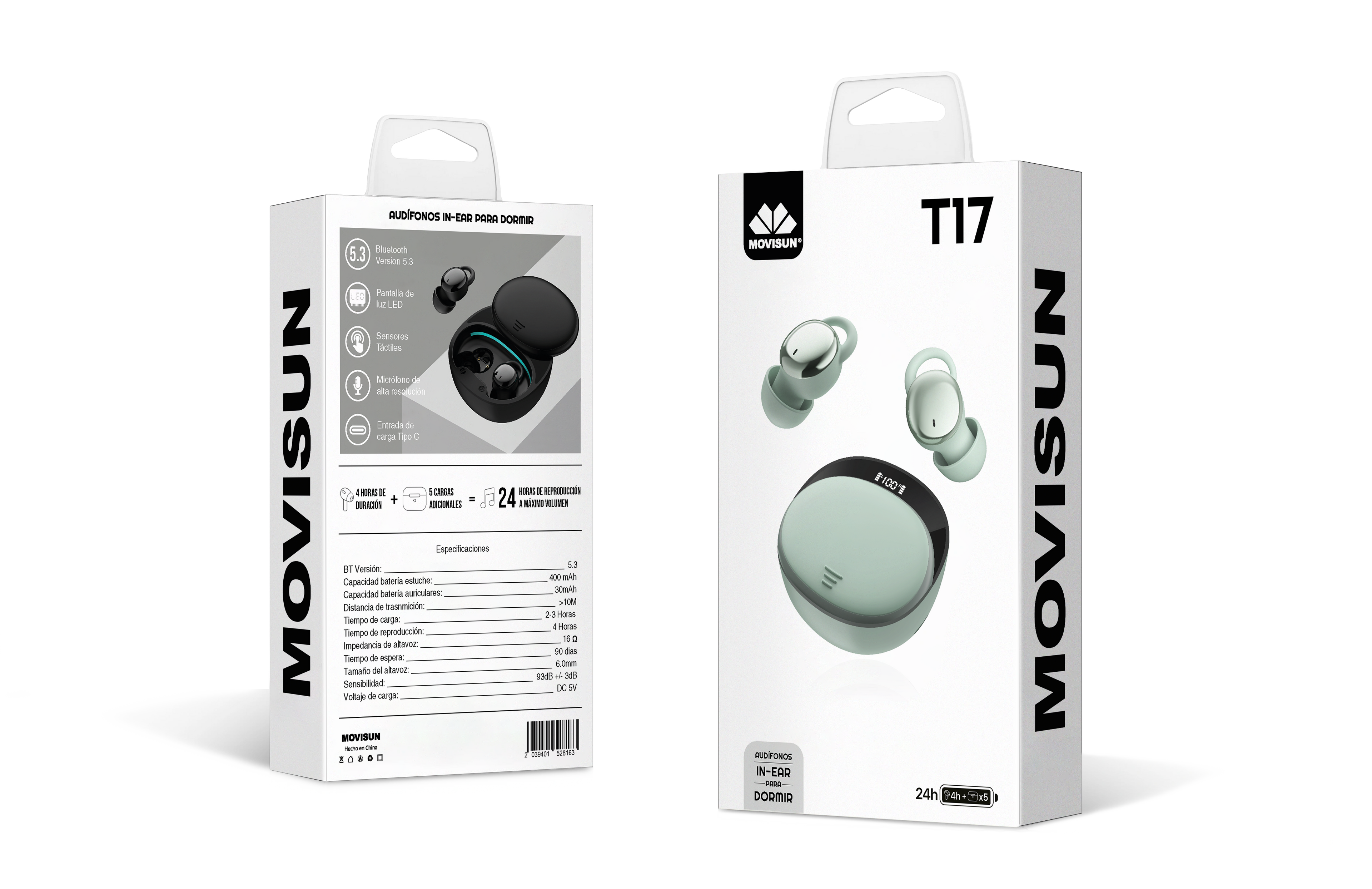 Audífonos Movisun T17