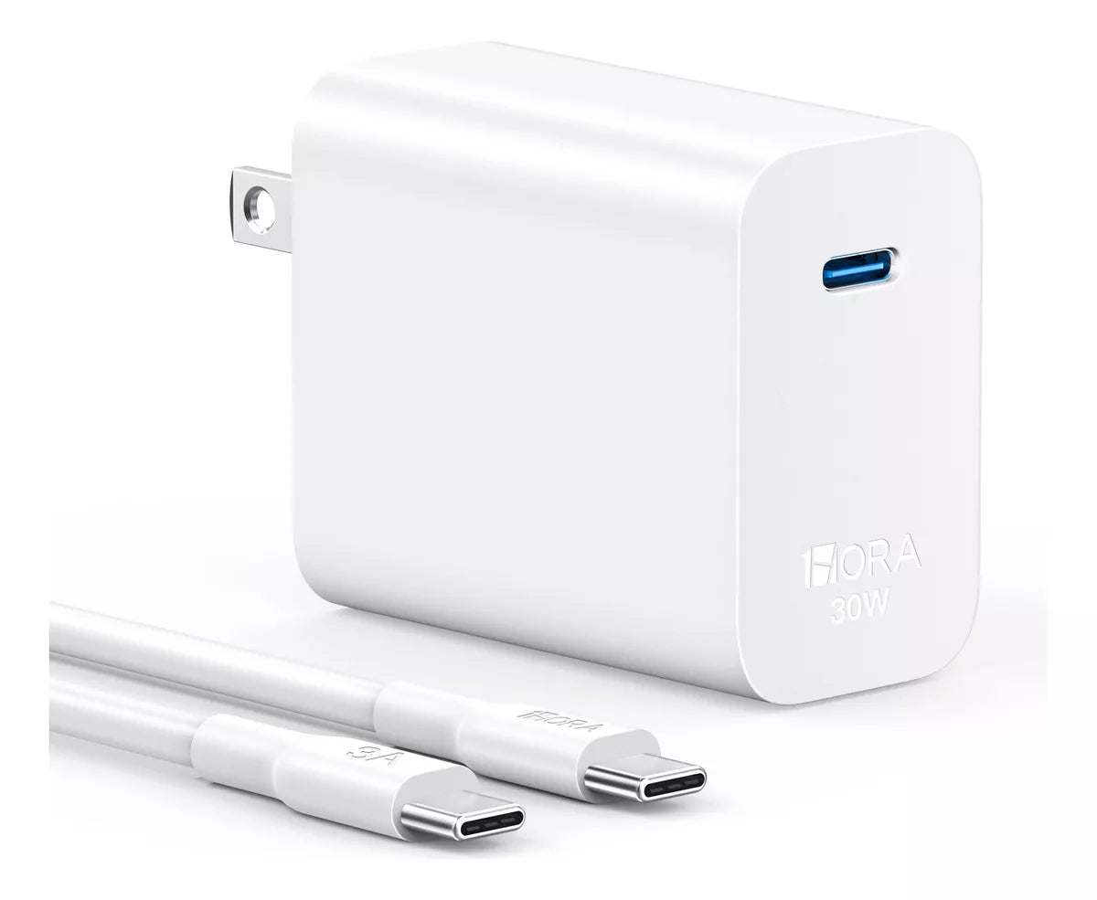 Cargador Completo 30W GAR 165 Carga Rápida Tipo C